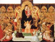 Madonna with Angels and Saint Ambrogio Lorenzetti